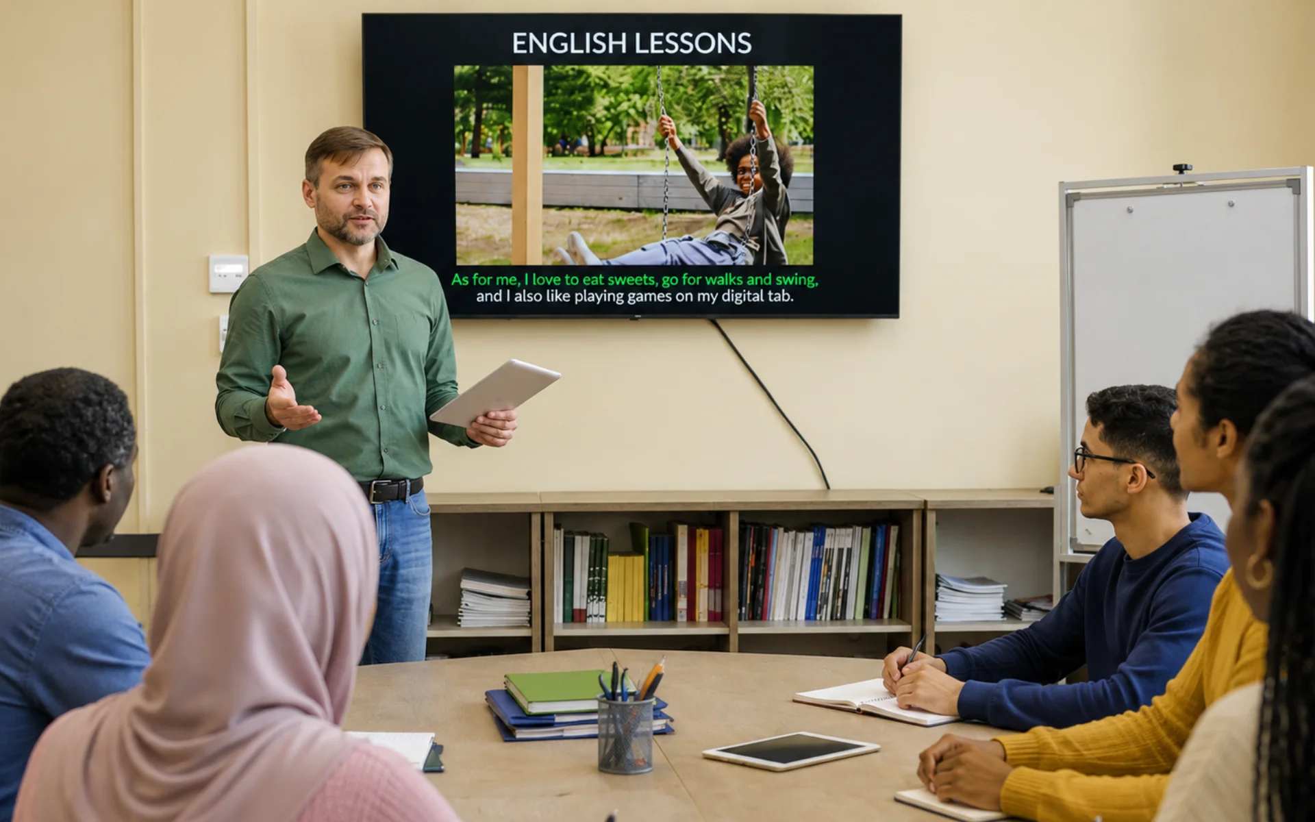 Commercial Displays for Teaching
